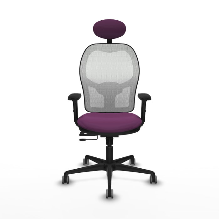 PIQUERAS Y CRESPO Silla de oficina Jorquera Morada y Blanca