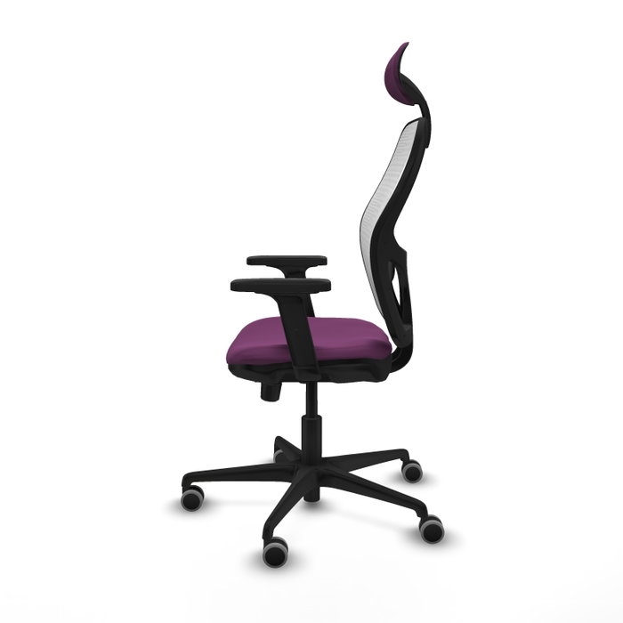 PIQUERAS Y CRESPO Silla de oficina Jorquera Morada y Blanca