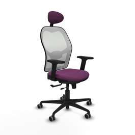 PIQUERAS Y CRESPO Silla de oficina Jorquera Morada y Blanca