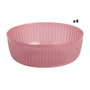 Day Juego de 4 Bols de Tela con Textura Antideslizante, Color Surtido, Diámetro 15 cm, Ideal para Picnics, Aptos para Lavavajillas