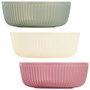 Day Juego de 4 Bols de Tela con Textura Antideslizante, Color Surtido, Diámetro 15 cm, Ideal para Picnics, Aptos para Lavavajillas