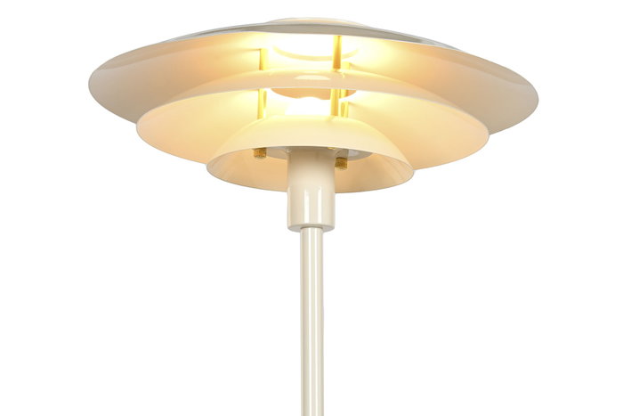 DKD Home Decor Lámpara de pie de metal blanca 38x38x155 cm