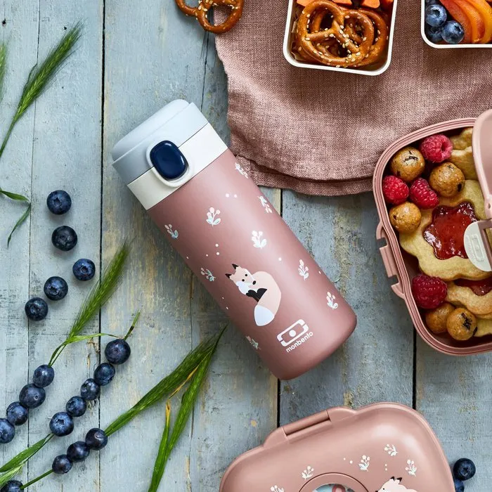 Monbento Botella Térmica Infantil con Boquilla Tapón de Apertura Rápida Pop Fox - MON3760192689724