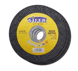 SIFER PRO Disco de corte acero inoxidable 115x1x22 A60V BF