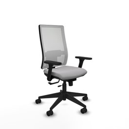 PIQUERAS Y CRESPO Silla de oficina Horna Gris claro y Blanco