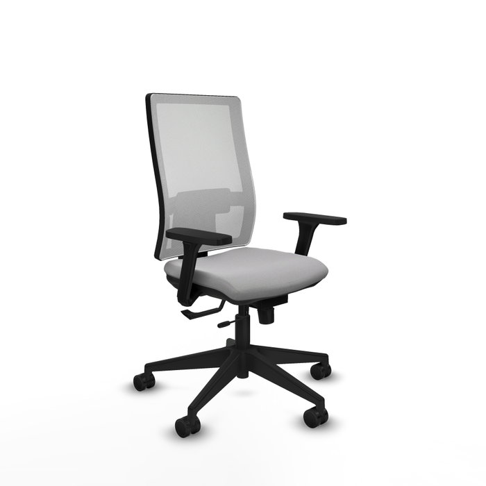 PIQUERAS Y CRESPO Silla de oficina Horna Gris claro y Blanco PIQUERAS Y CRESPO Silla de oficina Horna Gris claro y Blanco