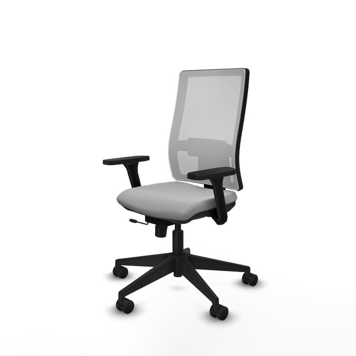PIQUERAS Y CRESPO Silla de oficina Horna Gris claro y Blanco PIQUERAS Y CRESPO Silla de oficina Horna Gris claro y Blanco
