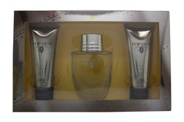 Top Gun Chevron Gift Set 100ml EDT + 100ml Shower Gel + 100ml Aftershave Balm