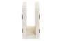 DKD Home Decor Marmol 2025 Servilletero Blanco Natural 7 x 12.7 x 12.7 cm