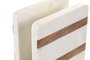 DKD Home Decor Marmol 2025 Servilletero Blanco Natural 7 x 12.7 x 12.7 cm