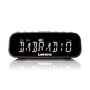 Lenco CR-606BK Radiodespertador con DAB+, FM y Bluetooth en Negro