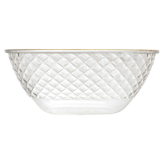 Home Deco Factory Ensaladera Plástico 3 L Mirage con ribete dorado Home Deco Factory Ensaladera Plástico 3 L Mirage con ribete dorado