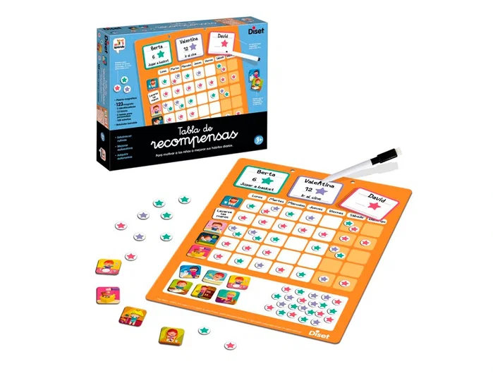 Juego de mesa tabla de recompensas