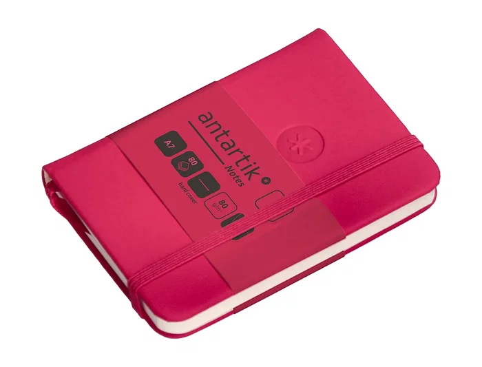 Antartik Cuaderno A7 Tapa Dura Burdeos Hojas Lisas 80 Hojas 80gr FSC