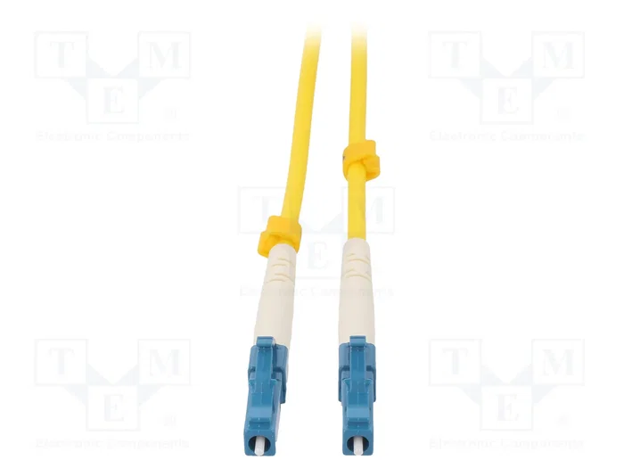 QOLTEC Cable de conexión de fibra óptica LC/UPC a LC/UPC, 3m, SMF G652D