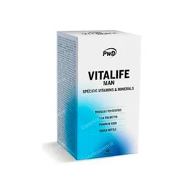 PWD NUTRITION Vitalife Man 60 Cápsulas - Complejo para Hombres con Tribulus Terrestris y Zinc