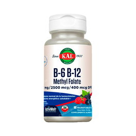 KAL B6 B12 Methyl Folate 60 Comp Sublinguales