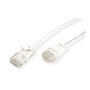 ROLINE GREEN Patchkabel Cat.6A U/UTP 0,5 m Blanco