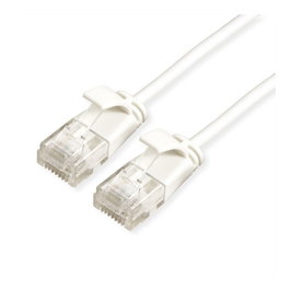 ROLINE GREEN Patchkabel Cat.6A U/UTP 0,5 m Blanco