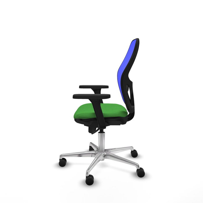 PIQUERAS Y CRESPO Silla de oficina Jorquera con mecanismo Sincro, Tela Verde y Malla Azul PIQUERAS Y CRESPO Silla de oficina Jorquera con mecanismo Sincro, Tela Verde y Malla Azul