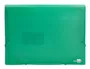Liderpapel 32113 Carpeta Clasificadora Fuelle Polipropileno DIN A4 Verde Transparente 13 Departamentos