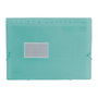 Liderpapel Carpeta Clasificadora Fuelle Verde Transparente 13 Departamentos DIN A4