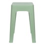 Home Deco Factory Taburete Apilable Verde Colección Essentiel Spectra 34,5x34,5 cm h.47 cm
