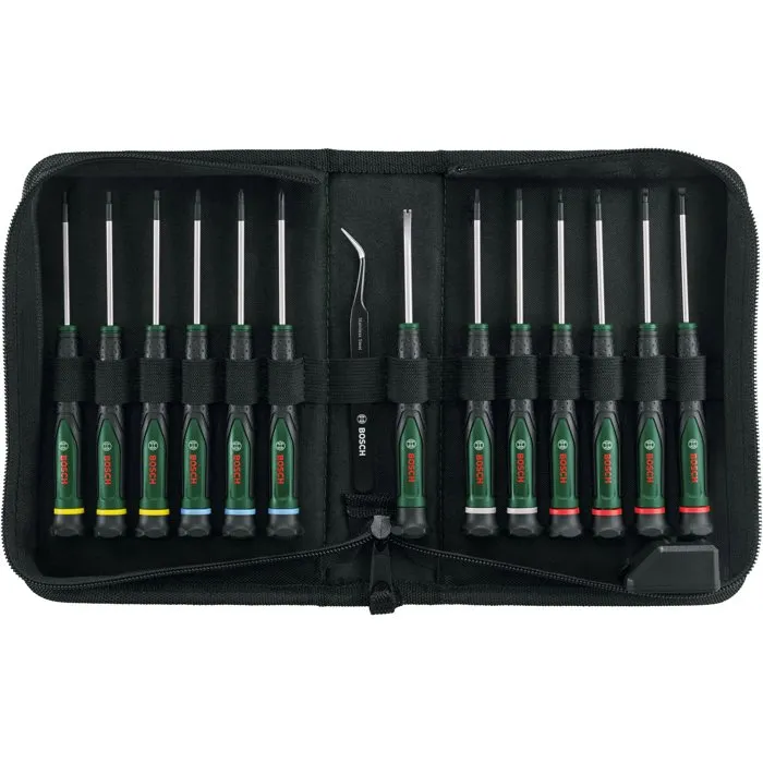 Bosch Juego de destornilladores de precisión de 15 piezas Bosch Juego de destornilladores de precisión de 15 piezas