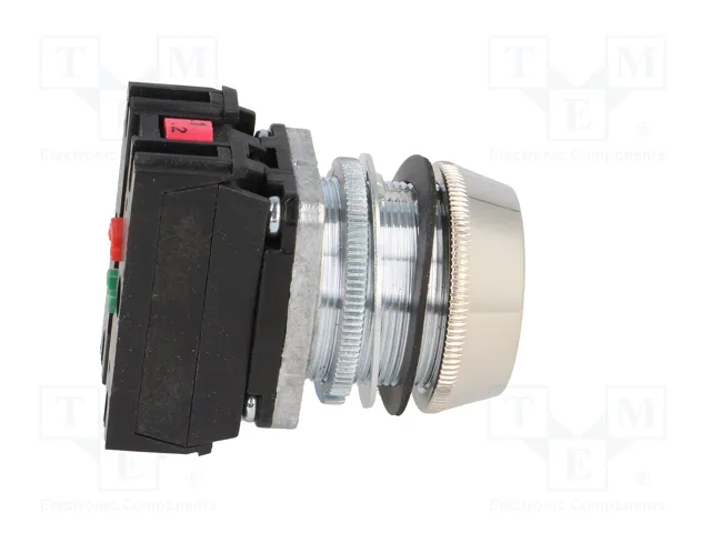 PROMET Interruptor de presión 30mm verde NC + NA