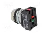 PROMET Interruptor de presión 30mm verde NC + NA