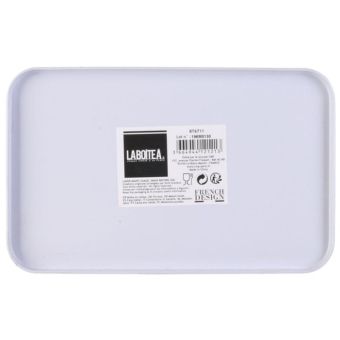 Cook Concept Bote Metal Cereales 16x10 cm; h.24,5 cm