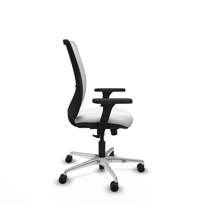 PIQUERAS Y CRESPO Silla de oficina Zulema con mecanismo Sincro y brazos 3D, Blanco PIQUERAS Y CRESPO Silla de oficina Zulema con mecanismo Sincro y brazos 3D, Blanco