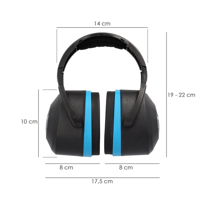 WOLFPACK LINEA PROFESIONAL Protector Auditivo Cascos SNR 29 dB