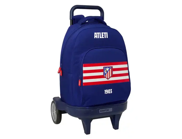 Safta Mochila con Ruedas Atlético de Madrid Compact Evolution Extraíble