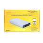 DeLOCK 42478 Carcasa para disco duro SATA de 3.5 pulgadas USB 3.2 Gen 1 Gris