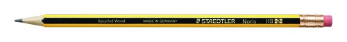 Lapiz De Grafito Staedtler 122 Noris Con Goma Nº2 - Hb (Set de 12) Lapiz De Grafito Staedtler 122 Noris Con Goma Nº2 - Hb (Set de 12)