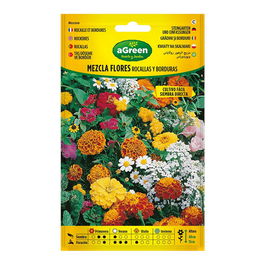 Agreen 300595bolsh Sobre de semillas Mezcla de flores Rocallas y Borduras