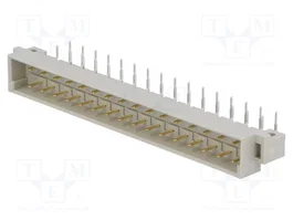 HARTING Conector DIN 41612 Macho de 32 Pines, 90° Angulado, 6A