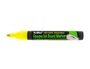 Artline EPD-4 Rotulador Pizarra Amarillo Fluorescente, Tinta Opaca, Punta Redonda 2 mm
