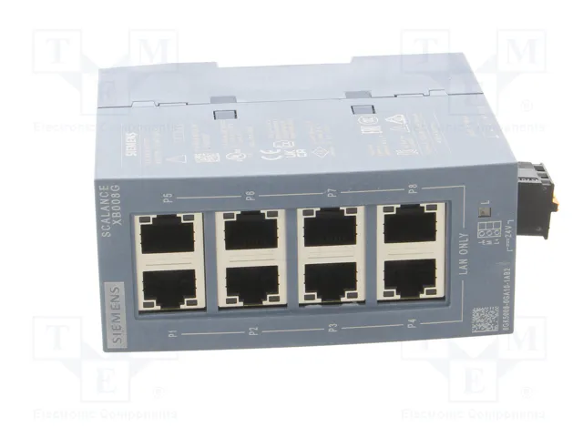 SIEMENS SCALANCE 8 puertos switch Ethernet no administrado SIEMENS SCALANCE 8 puertos switch Ethernet no administrado