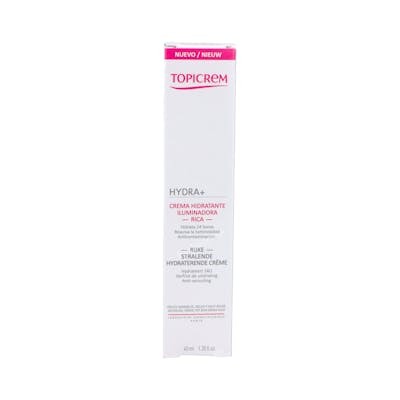 Topicrem HYDRA+ Crema Hidratante Iluminadora Rica 40 ml