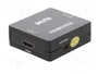 Gembird Conversor HDMI a VGA F/F Negro con Audio
