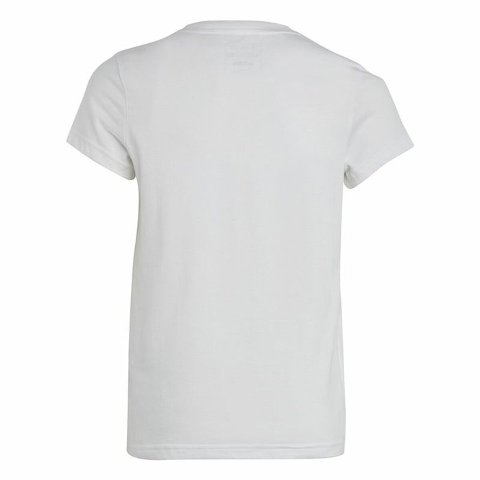 Camiseta de Manga Corta Infantil Adidas Essentials Blanco
