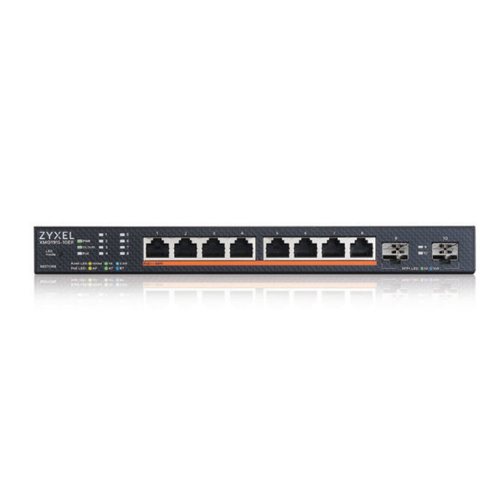Zyxel XMG1915-10EP Switch Gestionado 8x 2.5GbE 2x SFP+ PoE++ Zyxel XMG1915-10EP Switch Gestionado 8x 2.5GbE 2x SFP+ PoE++