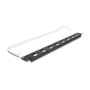 DeLOCK Panel de conexión tipo D de 19″ con 8 puertos y alivio de tensión, 1U, negro