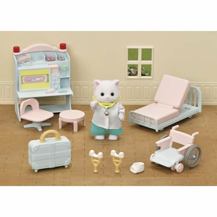 Sylvanian Families SYL5054131057056 La Caja del Médico del Pueblo Set de Figuras para Niños