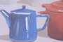 DKD Home Decor Cuadro Lienzo MDF 30x40 Tazas Surtido de 2