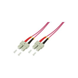 LogiLink LWL Patchkabel OM4 SC / SC 3,0m Duplex