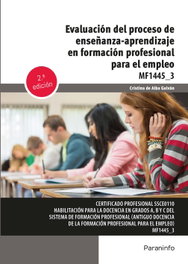 Evaluación del proceso de enseñanza-aprendizaje en formación profesional para el empleo, Cristina de Alba Galván - PARANINFO