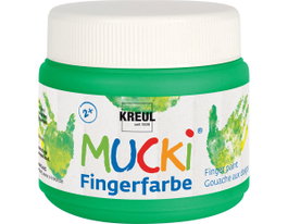 Kreul Pintura de dedos MUCKI 12 colores verde 150ml